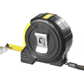 34131-10_z01 | 10м / 25мм профессиональная рулетка в ударостойком обрезиненном корпусе с двумя фиксаторами, STAYER MARS-2