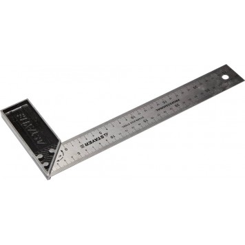 3431-30_z01 | Угольник столярный, гравированная шкала, нержавеющее полотно 37мм, 300мм, STAYER PROFI-0