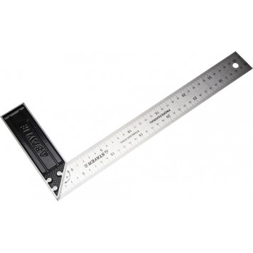 3431-35_z01 | Угольник столярный, гравированная шкала, нержавеющее полотно 37мм, 350мм, STAYER PROFI-0