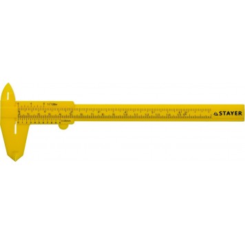 3440_z01 | Штангенциркуль пластмассовый, 125 мм, STAYER STANDARD-0