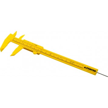 3440_z01 | Штангенциркуль пластмассовый, 125 мм, STAYER STANDARD-2