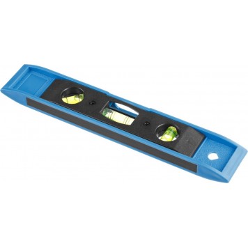 3453 | Уровень "МИНИ" пластмассовый с магнитом, 230мм, СИБИН-3