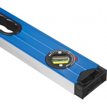 34609-040 | Уровень коробчатый усиленный, утолщенный профиль, 2 фрезерованные поверхности, 3 противоударных ампулы (1 поворотная на 360 град), 4, СИБИН-4