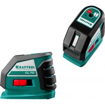 34660 | Нивелир лазерный, 20м/70м, IP54, точн. +/-0,2 мм/м, KRAFTOOL CL-70-9