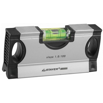 34732-1,5 | уровень для "водных" работ с фиксированным углом 1,5 : 100, STAYER MINI-0