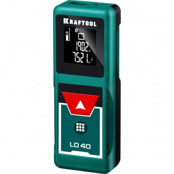 34763 | Дальномер лазерный, дальность 5см - 40м, точность 1,5 мм, KRAFTOOL LD-40-0