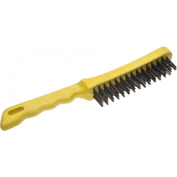 35015-4 | Щетка проволочная стальная с пластмассовой ручкой, 4 ряда, STAYER MASTER-0