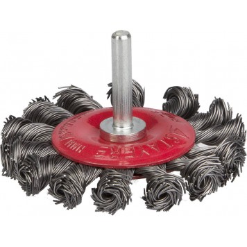 35115-075_z01 | Щетка дисковая для дрели, жгутированная стальная проволока 0,5мм, 75мм, STAYER PROFESSIONAL-0