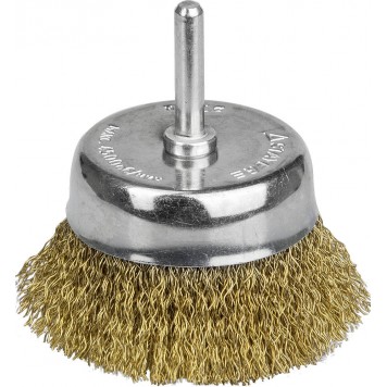 35117-063_z01 | Щетка чашечная для дрели, витая стальная латунированная проволока 0,3мм, 63мм, STAYER PROFESSIONAL-0
