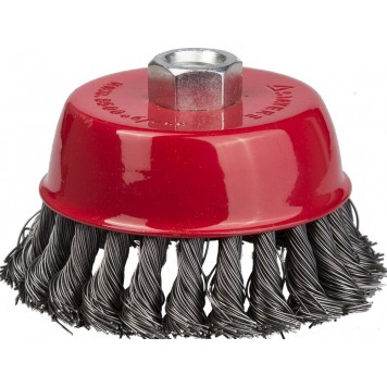 35128-065_z01 | Щетка чашечная для УШМ, жгутированная стальная проволока 0,5мм, 65ммхМ14, STAYER PROFESSIONAL-0