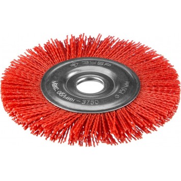 35160-150_z01 | Щетка дисковая для УШМ, нейлоновая проволока с абразивным покрытием, 150х22мм, ЗУБР ПРОФЕССИОНАЛ-0