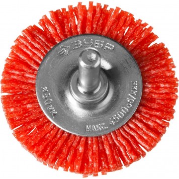 35161-050_z02 | Щетка дисковая для дрели, нейлоновая проволока с абразивным покрытием, 50мм, ЗУБР ПРОФЕССИОНАЛ-2