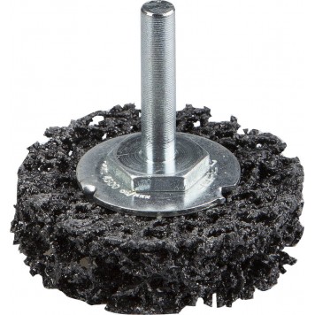 35162-038 | Щетка дисковая для дрели, нейлоновая проволока с абразивным покрытием, с открытой агрессивной структурой, 38мм, ЗУБР ЭКСПЕРТ-0