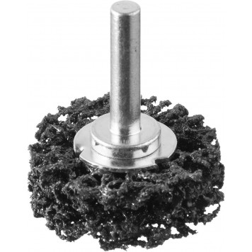 35162-038_z01 | Щетка дисковая для дрели, нейлоновая проволока с абразивным покрытием, с открытой агрессивной структурой, 38мм, ЗУБР ПРОФЕССИОНАЛ-0