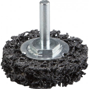 35162-050 | Щетка дисковая для дрели, нейлоновая проволока с абразивным покрытием, с открытой агрессивной структурой, 50мм, ЗУБР ЭКСПЕРТ-0