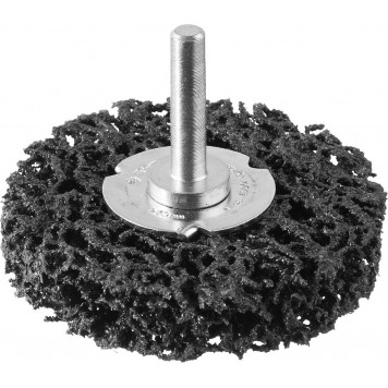 35162-063_z01 | Щетка дисковая для дрели, нейлоновая проволока с абразивным покрытием, с открытой агрессивной структурой, 63мм, ЗУБР ПРОФЕССИОНАЛ-0