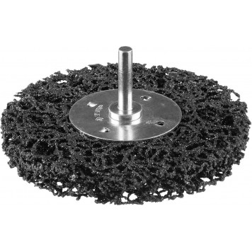 35162-075_z01 | Щетка дисковая для дрели, нейлоновая проволока с абразивным покрытием, с открытой агрессивной структурой, 75мм, ЗУБР ПРОФЕССИОНАЛ-0