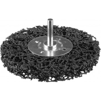 35162-100_z01 | Щетка дисковая для дрели, нейлоновая проволока с абразивным покрытием, с открытой агрессивной структурой, 100мм, ЗУБР ПРОФЕССИОНАЛ-0