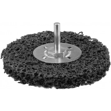 35162-125 | Щетка дисковая для дрели, нейлоновая проволока с абразивным покрытием, с открытой агрессивной структурой, 125мм, ЗУБР ЭКСПЕРТ-0