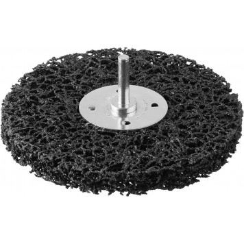 35162-125_z01 | Щетка дисковая для дрели, нейлоновая проволока с абразивным покрытием, с открытой агрессивной структурой, 125мм, ЗУБР ПРОФЕССИОНАЛ-0