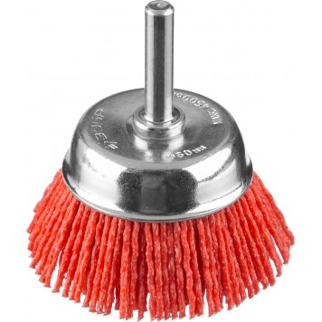 35165-050_z02 | Щетка чашечная для дрели, нейлоновая проволока с абразивным покрытием, 50мм, ЗУБР ПРОФЕССИОНАЛ-0
