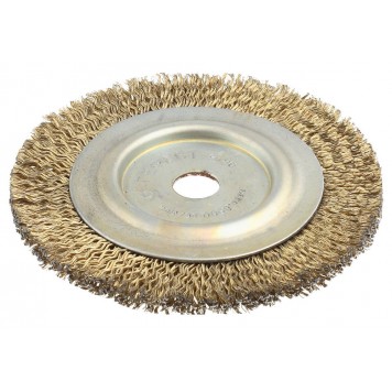 3518-125-22 | Щетка дисковая для угл шлиф маш, стальная, 22мм / 125мм, РОССИЯ-0