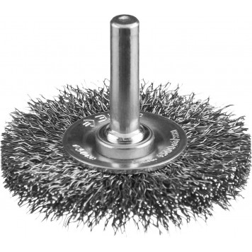 35198-050_z02 | Щетка дисковая для дрели, витая стальная проволока 0,3мм, 50мм, ЗУБР ПРОФЕССИОНАЛ-0
