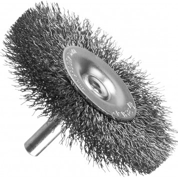 35198-050_z02 | Щетка дисковая для дрели, витая стальная проволока 0,3мм, 50мм, ЗУБР ПРОФЕССИОНАЛ-2
