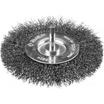 35198-100_z02 | Щетка дисковая для дрели, витая стальная проволока 0,3мм, 100мм, ЗУБР ПРОФЕССИОНАЛ-0