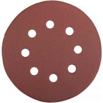35450-115-320 | Круг шлифовальный универсальный из абразивной бумаги на велкро основе, 8 отверстий, Р320, 115мм, 5шт, STAYER MASTER-0