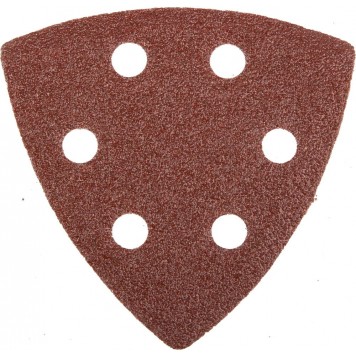 35460-060 | Треугольник шлифовальный универсальный на велкро основе, 6 отверстий, Р60, 93х93х93мм, 5шт, STAYER MASTER-0