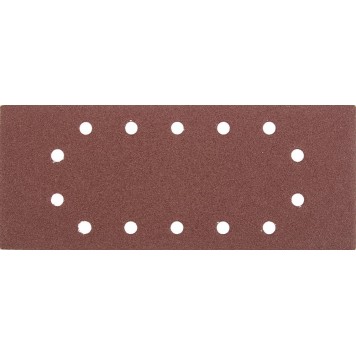 35469-080 | Лист шлифовальный универсальный на зажимах, 14 отверстий по периметру, для ПШМ, Р80, 115х280мм, 5шт, STAYER MASTER-0