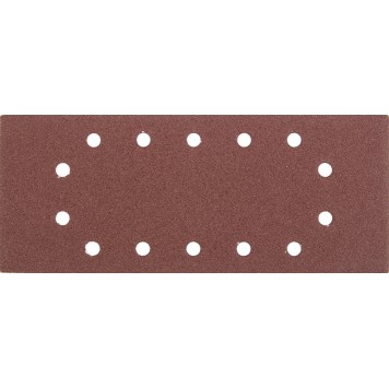 35469-100 | Лист шлифовальный универсальный на зажимах, 14 отверстий по периметру, для ПШМ, Р100, 115х280мм, 5шт, STAYER MASTER-0