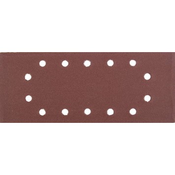 35469-180 | Лист шлифовальный универсальный на зажимах, 14 отверстий по периметру, для ПШМ, Р180, 115х280мм, 5шт, STAYER MASTER-0