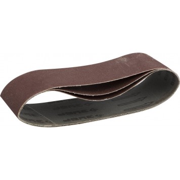 35541-180 | 75х457 мм, P180, лента шлифовальная, для ЛШМ, 3 шт., ЗУБР МАСТЕР-0