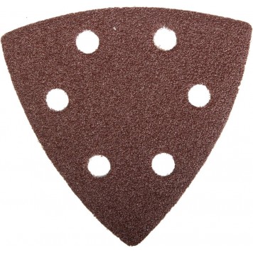 35583-060 | Треугольник шлифовальный универсальный на велкро основе, 6 отверстий, Р60, 93х93х93мм, 5шт, ЗУБР МАСТЕР-0