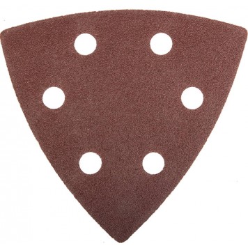 35583-100 | Треугольник шлифовальный универсальный на велкро основе, 6 отверстий, Р100, 93х93х93мм, 5шт, ЗУБР МАСТЕР-0