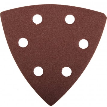 35583-180 | Треугольник шлифовальный универсальный на велкро основе, 6 отверстий, Р180, 93х93х93мм, 5шт, ЗУБР МАСТЕР-0