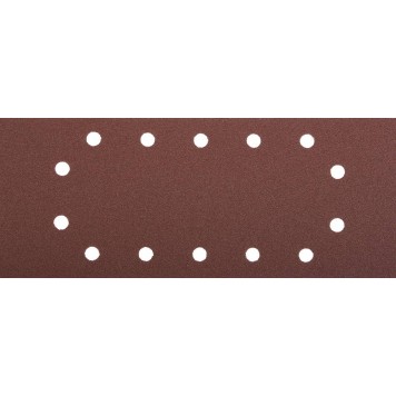 35594-100 | Лист шлифовальный 14 отверстий, для ПШМ на зажимах, Р100, 115х280мм, 5шт, ЗУБР МАСТЕР-0