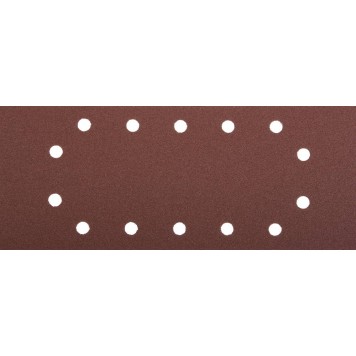 35594-120 | Лист шлифовальный 14 отверстий, для ПШМ на зажимах, Р120, 115х280мм, 5шт, ЗУБР МАСТЕР-0