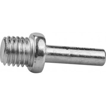 35787-S | Переходник оцинкованный, "дрель-УШМ" для опорных тарелок, d 8 мм / М14, ЗУБР МАСТЕР-0