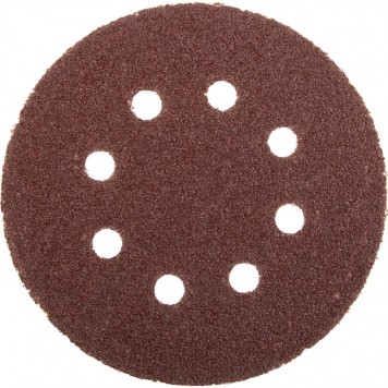 3580-125-040 | Круг из абразивной бумаги на велкро основе, 8 отв., P40, 125мм, 5шт, STAYER PROFI-0