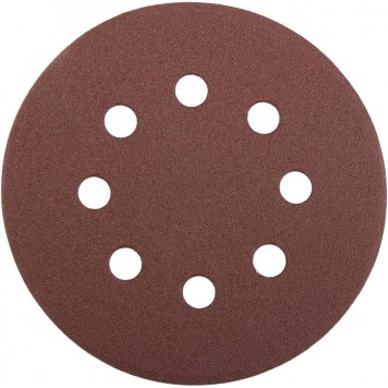 3580-125-120 | Круг из абразивной бумаги на велкро основе, 8 отв., P120, 125мм, 5шт, STAYER PROFI-0