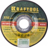 Круг отрезной по нерж стали, 115x0,75x22,23мм, KRAFTOOL 36252-115-0.75