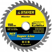 150 x 20 мм 36T, диск пильный по дереву, STAYER 3682-150-20-36