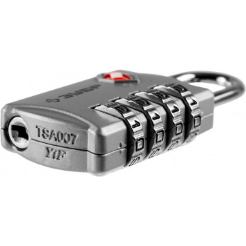 37114 | Замок TSA багажный, кодовый, 4 диска, ЗУБР ПРОФЕССИОНАЛ-4