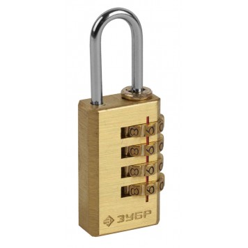 37118-2_z01 | Замок навесной мини, кодовый, 4 диска, ЗУБР ЭКСПЕРТ-0