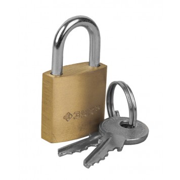37130-20 | Замок навесной мини, латунный корпус, 20мм, ЗУБР ЭКСПЕРТ-0