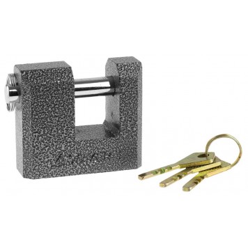 37143-70 | Замок навесной, П-образн.металлический корпус, с закаленной дужкой, в коробке, 70мм, STAYER MASTER-0