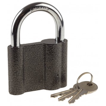 37145-70 | Замок навесной, металлический корпус, с закаленной дужкой, в коробке, 70мм, STAYER MASTER-0